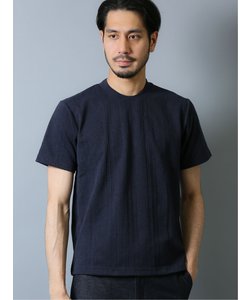 タカキュー ソロテックス/SOLOTEX ケーブルジャガード クルーネック半袖Tシャツ