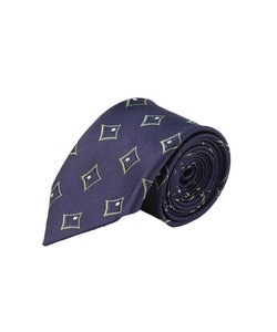 アレキサンダージュリアン 日本製 シルク小紋柄 ネクタイ 8.0cm幅