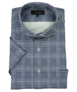 タカキュー Biz クールパス/COOLPASS ワイドカラー半袖 ビズシャツ