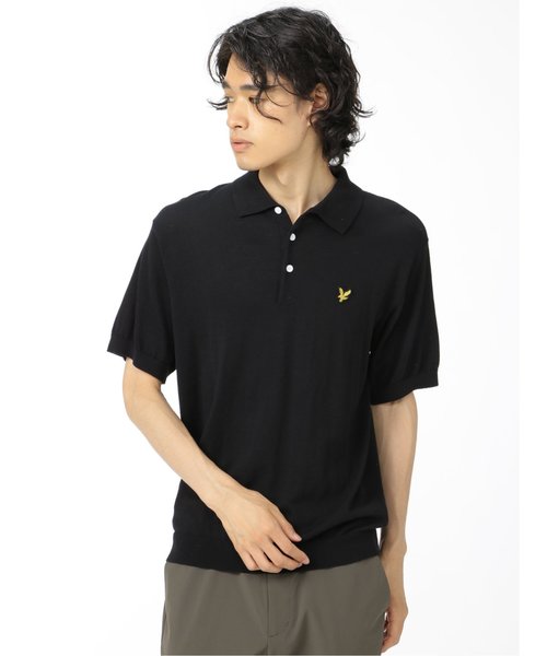 ライル&スコット/LYLE&SCOTT 綿天竺ニット 半袖ポロ