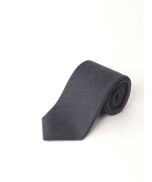 アレキサンダージュリアン 日本製 シルク起毛 ソリッド ネクタイ 8.0cm幅