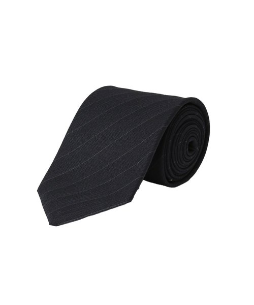 アレキサンダージュリアン スーツ地ウール ストライプ柄 ネクタイ 8.0cm幅