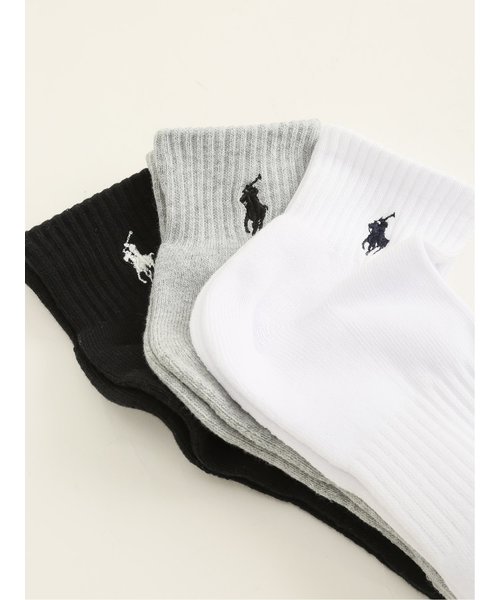 ポロ ラルフ ローレン/POLO RALPH LAUREN ショートソックス3P | TAKA-Q