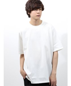セマンティックデザイン MADE IN JAPAN ULTIMA 天竺無地モックネックBIG半袖Tシャツ