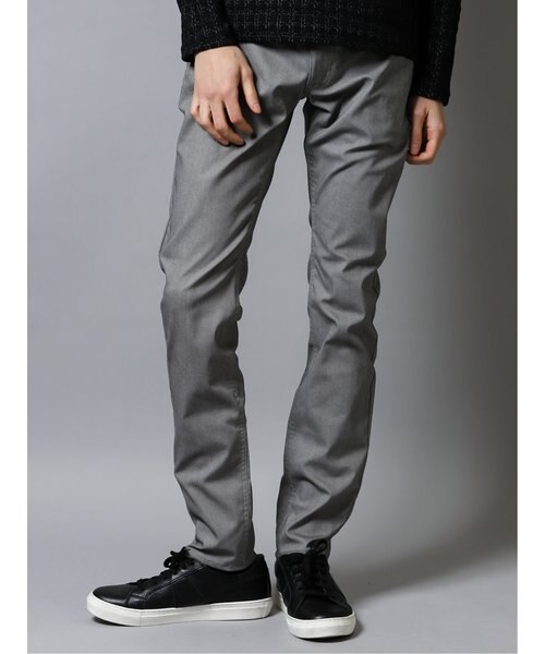 接触冷感ストレッチ カルゼスキニーパンツ Semantic Design セマンティックデザイン の通販 Mall