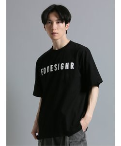 チャーム付き クルーネック半袖ルーズTシャツ