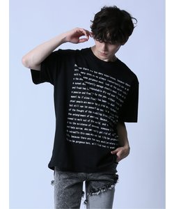 ロゴプリント クルーネック半袖Tシャツ