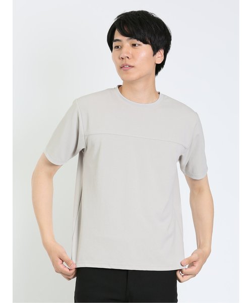 KAITEKI カットジョーゼット クルーネック半袖Ｔシャツ