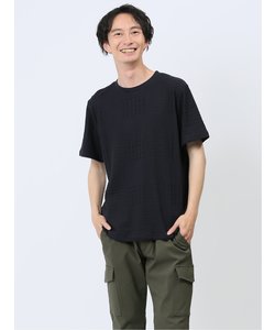 リンクスチェック クルーネック半袖Tシャツ