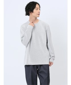 ふくれケーブル クルーネック長袖Tシャツ