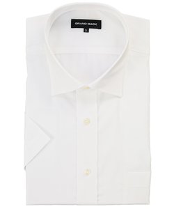 【大きいサイズ】グランバック/GRAND-BACK 綿100% セミワイドカラー半袖シャツ 