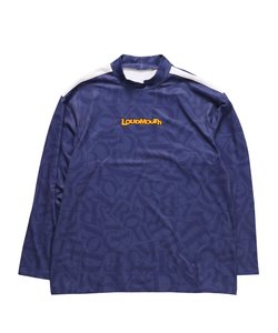 【大きいサイズ】ラウドマウス/LOUDMOUTH 裏起毛 モックネック長袖Tシャツ