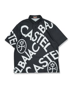 【大きいサイズ】カステルバジャック/CASTELBAJAC 大柄ロゴ 半袖ポロ