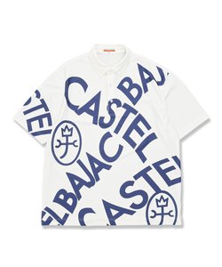 【大きいサイズ】カステルバジャック/CASTELBAJAC 大柄ロゴ 半袖ポロ