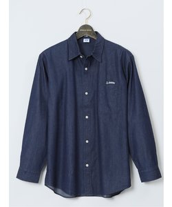 【大きいサイズ】ジェリー/GERRY デニム レギュラーカラー長袖シャツ