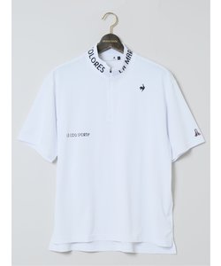 【大きいサイズ】ルコックスポルティフ ゴルフ/le coq sportif GOLF ハーフジップ 半袖ポロシャツ