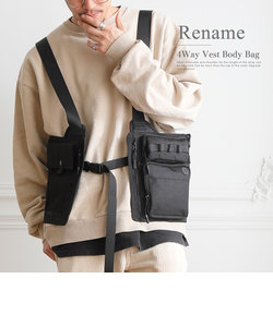 Rename CORDURA 3WAYベストボディバッグ