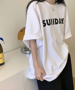 ヴィンテージスタイルオーバーサイズ半袖Tシャツ