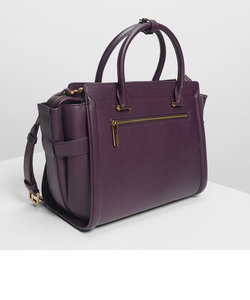 charles and keith structured city bag