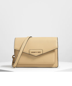 フロントフラップ クロスボディバッグ / Front Flap Crossbody Bag