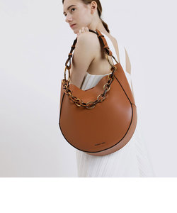 チャンキーチェーンハンドル ラージホーボーバッグ / Chunky Chain Handle Large Hobo Bag