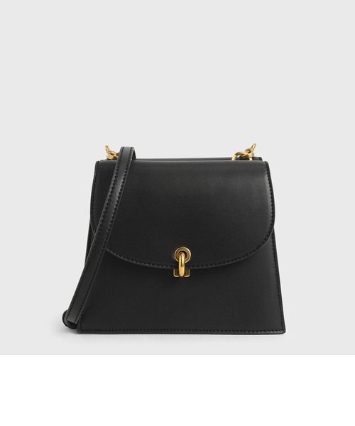 ミニトラペーズ クロスボディバッグ / Mini Trapeze Crossbody Bag CHARLES & KEITH（チャールズ