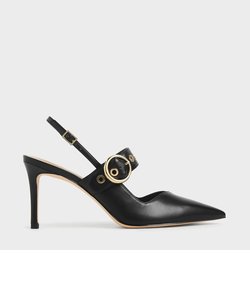 グロメット スリングバックパンプス / Grommet Slingback Pumps