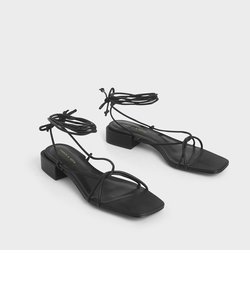 ストラッピーアンクルタイサンダル / Strappy Ankle Tie Sandals