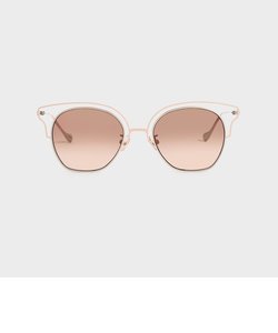 カットアウト ティンテッドサングラス / Cut-Out Tinted Sunglasses