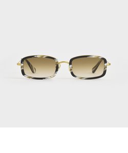 レクタングルフレーム アセテートサングラス / Rectangle Frame Acetate Sunglasses