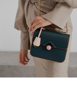 ストーンエンベリッシュドバックル クロスボディバッグ / Stone Embellished-Buckle Crossbody Bag