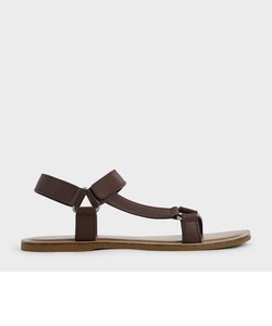 アシンメトリック フラットサンダル / Asymmetric Flat Sandals