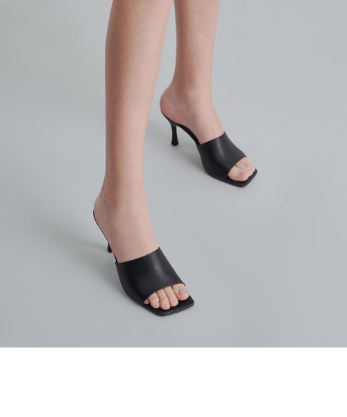 スクエアトゥ ミュール / Square Toe Mules | CHARLES & KEITH