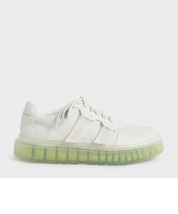 トランスルーセントカラードソール ロウトップスニーカー / Translucent Coloured Sole Low-Top Sneakers 