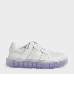 トランスルーセントカラードソール ロウトップスニーカー / Translucent Coloured Sole Low-Top Sneakers 