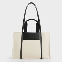 シャリア ラージダブルハンドルトートバッグ / Shalia Large Double Handle Tote Bag 