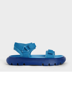 リサイクルポリエステル ベルクロストラップサンダル / Recycled Polyester Velcro-Strap Sports Sandals