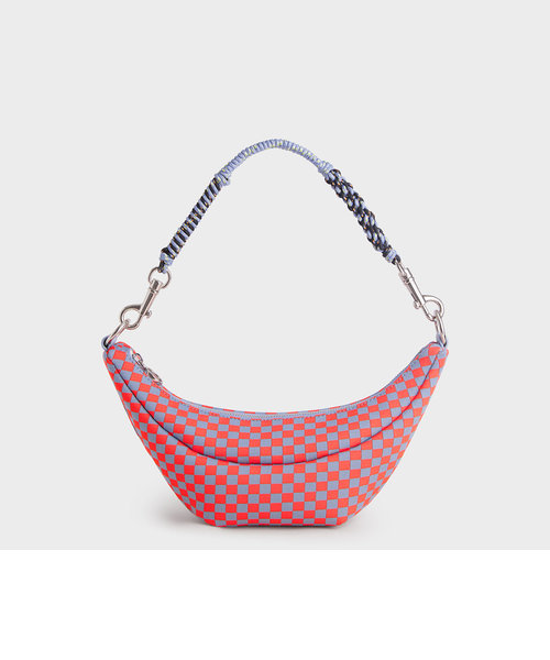 ニット&ナイロン クロワッサンバッグ / Knit & Nylon Croissant Bag