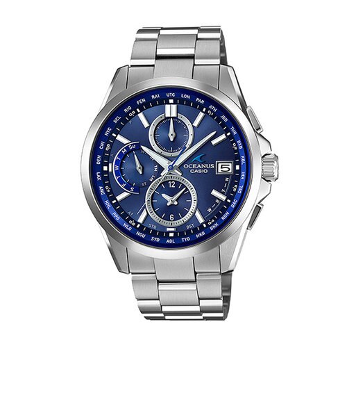 オシアナス Oceanus カシオ Casio 腕時計 メンズ チタン ブルー Ocw T2600 2a2jf ザ クロックハウス The Clock House の通販 Mall