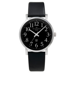ザ・クロックハウス UD ユーディー MUD1001-BK1B メンズ 腕時計 ソーラー 革ベルト ブラック ユニバーサルデザイン