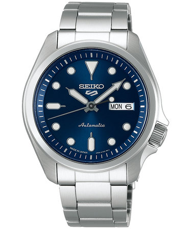 ご希望に添えずすみませんSEIKO5スポーツ SBSA001 腕時計 メカニカル ブルー デイデイト
