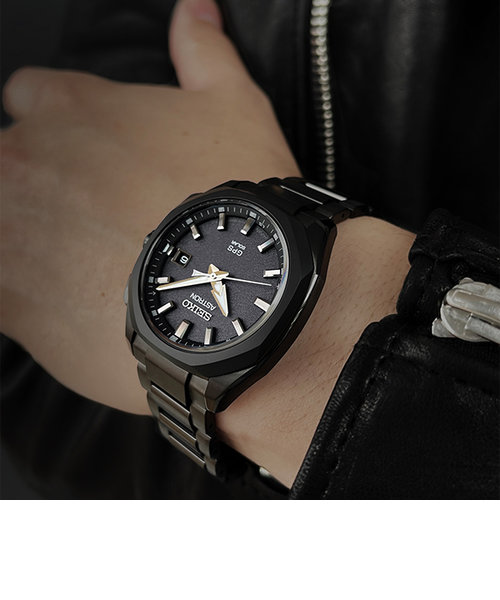 セイコー SEIKO 腕時計 メンズ SBXD009 アストロン グローバル ライン スポーツ 3Xシリーズ チタニウム Global Line Sport 3X Titanium GPS衛星電波ソーラー（3X22） ブラックxブラック アナログ表示