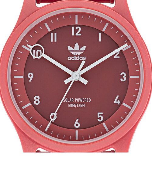 adidas 腕時計 レッド - 時計