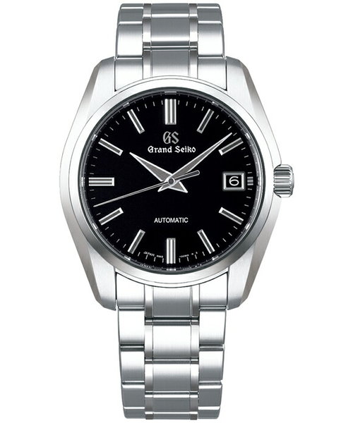 グランドセイコー メカニカル 9S 自動巻き メンズ 腕時計 SBGR317 ブラック メタルベルト カレンダー