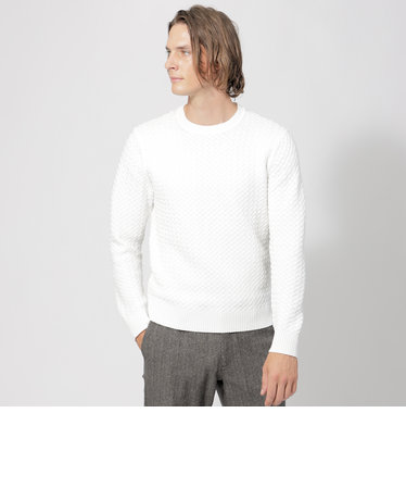 メンズのニット・セーター（ホワイト/白色）通販 | &mall（アンド 