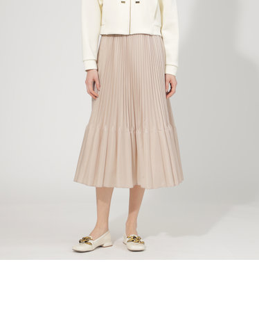 ファッションエポカザショップ☆ホワイトプリーツスカート