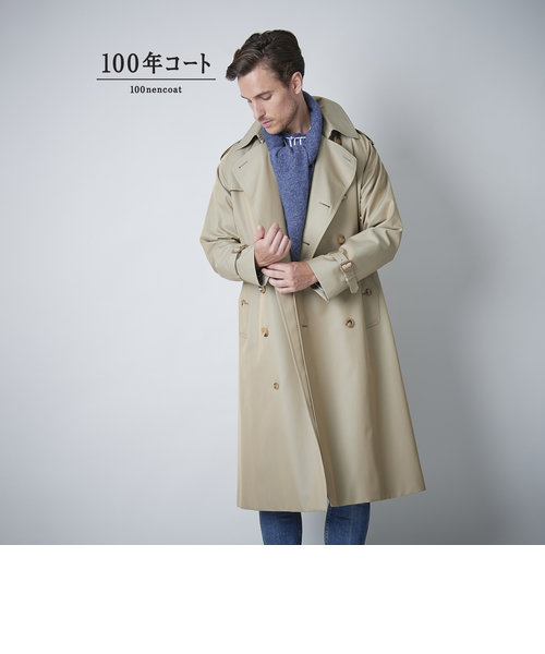 SANYO １００年コート XL ネイビー ステンカラー 三陽商会 - メンズ 