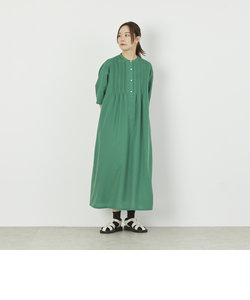 GREY LABEL リネンミックスバンドカラーワンピース