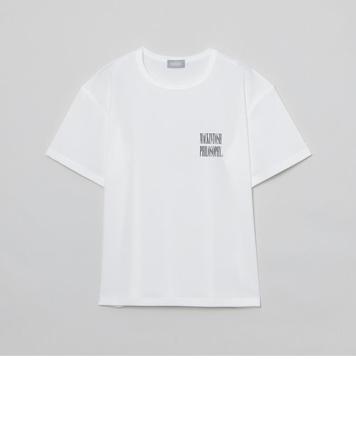 【GREY LABEL】SHARP LOGO フロスティストレッチT