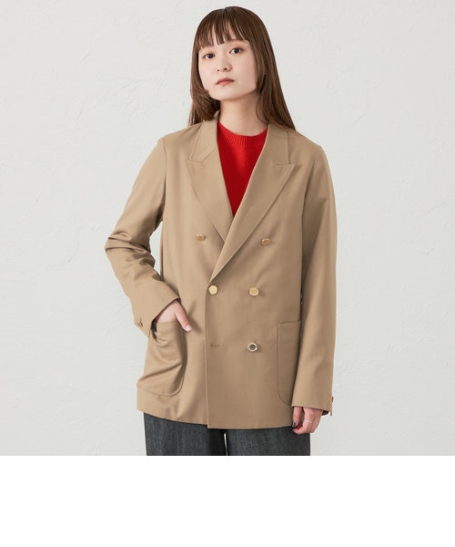 美品✨マッキントッシュフィロソフィー 2WAY ダブル コート ブラウン 36 美品✨マッキントッシュフィロソフィー 2WAY ダブル コート ブラウン